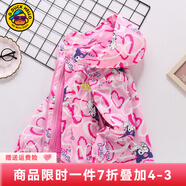 G.DUCKKIDS小黃鴨兒童沖鋒衣三合一女童外套春秋季加絨保暖女孩防風(fēng)衣服冬裝 庫洛米玫紅色 120 尺碼5~6歲【110-120cm】