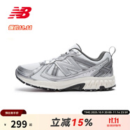 NEW BALANCE NB410男女鞋休閑舒適運(yùn)動(dòng)跑步鞋MT410KR5 MT410KM5 白色/銀色 鞋楦寬度2E 42 (腳長(zhǎng)26.5cm)
