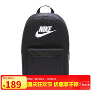 耐克NIKE雙肩包中性電腦包旅行HERITAGE休閑包書(shū)包 DC4244-010黑中