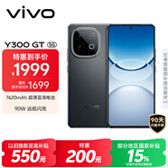 vivo Y300 GT 12GB+256GB 黑色 7620mAh超薄藍(lán)海電池 天璣8400滿血版 軍工級(jí)耐用品質(zhì) AI手機(jī)