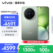 vivo X200 Pro mini 16GB+512GB 鈦青 國(guó)家補(bǔ)貼 6.31英寸纖薄小直屏 蔡司超級(jí)長(zhǎng)焦 拍照 AI手機(jī)
