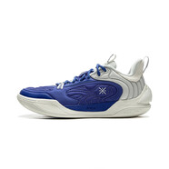 李寧男鞋籃球鞋減震2025秋季韋德冷血2 V2緩震回彈訓練鞋ABPV001 炫目藍乳白色ABPV001-5 39