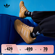 adidas「面包鞋」COURTIC經(jīng)典運動板鞋男女阿迪達斯官方三葉草 芥末黃   41