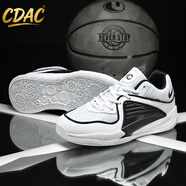 CDAC杜蘭特16代籃球鞋NBA球星戰靴耐磨歐文7低幫實(shí)戰籃球運動(dòng)鞋KD16球 白黑 36