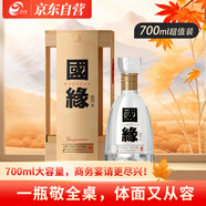 今世緣 國緣四開 幽雅醇厚型 白酒 52度 700ml*1瓶 單瓶裝 自飲商務(wù)宴請