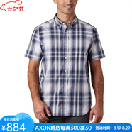 哥倫比亞（Columbia）男士短袖上衣工裝襯衣舒適透氣百搭夏季新款1577671 Collegiate Navy XL