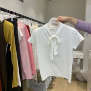 溥畔awearRUMIRU韓國代購女裝真品時(shí)尚人氣職業(yè)T恤 圖色1不支持退換 均碼