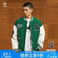 維動(dòng)（VEIDOORN）明星同款【楊和蘇】星馳棒球服夾克男同款春秋新款外套休閑運(yùn)動(dòng) 青草綠 L