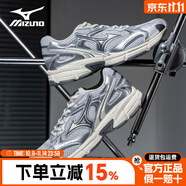 美津濃男鞋運動(dòng)鞋女鞋夏季SPEED 2K復古緩震跑步鞋網(wǎng)面透氣耐磨休閑鞋 D1GH2229-17 冰川灰/星河銀 37 內長(cháng)235mm