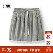 森馬（Semir）半身裙女蕾絲花邊百褶裙溫柔俏皮2025夏季松緊腰短裙107425120005