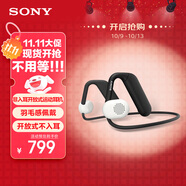 索尼（SONY）Float Run 非入耳開(kāi)放式運(yùn)動(dòng)耳機(jī) 懸浮豆 好音質(zhì) 佩戴穩(wěn)固 長(zhǎng)效續(xù)航 跑步 WI-OE610 雙11 購(gòu)物推薦