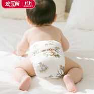 安可新嬰兒可洗紗布尿布褲隔尿如廁訓(xùn)練褲新生兒戒尿不濕 3條裝 L碼
