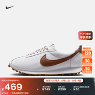 耐克女子透氣運動鞋冬季復(fù)古跑鞋風(fēng)部分皮面NIKE LD-1000 IH2128 100白/動物群棕/橡皮中褐 35.5
