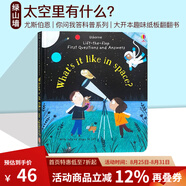 Usborne What's it Like in Space 太空有什么 英文原版 紙板翻翻書 你問我答  Lft The Flap First Questions and Answers 綠山墻 