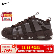 耐克NIKE男子休閑鞋氣墊 AIR MORE UPTEMPO 運動鞋F(xiàn)Z3055-200棕 43