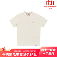 dickies25秋冬 logo字母刺繡 重磅短袖T恤OLO衫 男女工裝風(fēng) 白鷺白 S