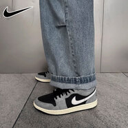 耐克（NIKE）男鞋Air Jordan 1 Low AJ1復(fù)古潮流低幫運(yùn)動(dòng)籃球鞋防滑耐磨休閑鞋 HQ2010-012-灰色 44 建議腳長(zhǎng)28厘米