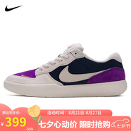 耐克NIKE男女休閑鞋 NK SB FORCE 58 運動鞋DV5477-403黑白紫39