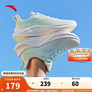 安踏（ANTA）一體織輕質(zhì)跑步鞋女運(yùn)動(dòng)鞋慢跑鞋女鞋 象牙白/氧氣綠-3 36 (女)