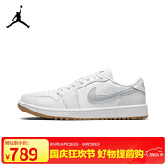 Jordan休閑鞋男子喬丹AJ1 JORDAN 1 緩震運(yùn)動(dòng)鞋DD9315-111白42