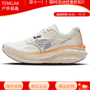 美津濃（MIZUNO）25春夏厚底緩震慢跑鞋回彈跑步鞋ASTRO X 02/雪白色/啞光白 40.5