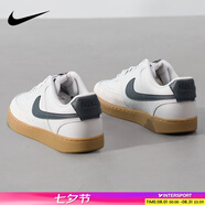 耐克（NIKE）男鞋板鞋 2025新款夏季時(shí)尚運動(dòng)鞋舒適耐磨低幫運動(dòng)休閑鞋滑板鞋 COURT VISION/塵光子色 42.5