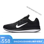 耐克（NIKE）Nike男鞋ZOOM WINFLO5登月氣墊網(wǎng)面輕便運(yùn)動(dòng)跑步鞋 .5 AA7406-001 36