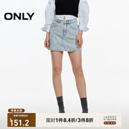 ONLY2025秋季新款復(fù)古洗水修身高腰牛仔裙短裙半身裙女|125137012 J32 210洗水牛仔藍(lán) XL