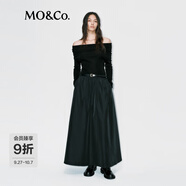 MO&Co.連衣裙2025冬新品防風(fēng)透濕裙擺拼接設(shè)計(jì)感附腰帶黑色MBE4DRS012 黑色 L /170