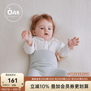 OAK FAMILY毛衣嬰兒外套套裝寶寶春裝連帽上衣男女兒童開(kāi)衫針織 【護肚褲】淺灰綠 高腰護肚 100 cm(適合身高100-110cm)2-3歲