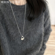 KZD老鳳凰999純銀時(shí)髦項鏈純銀毛衣鏈休閑簡(jiǎn)約疊戴小眾長(cháng)款 重工馬蹄氛圍/高端原版定制 鍍白金銀不易過(guò)敏/不易掉色