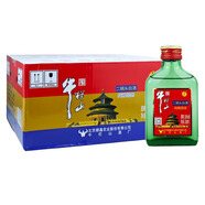 牛欄山56度綠扁二 清香型純糧二鍋頭優(yōu)級白酒  56度 100mL 24瓶 整箱