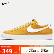 耐克男子板鞋 BLAZER LOW '77  運動(dòng)鞋 DA7254-700速度黃色40碼