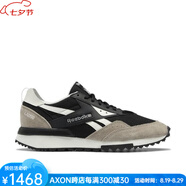 銳步（Reebok）男鞋跑鞋低幫時(shí)尚拼色休閑耐磨支撐穩定舒適透氣運動(dòng)鞋 Black/Grey 13=47