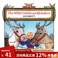 英文原版 The Wild Christmas Reindeer 汪培珽第五階段 兒童啟蒙學(xué)習(xí)繪本圖畫(huà)故事書(shū) 名家Jan Brett繪本 綠山墻 . 綠山墻圖書(shū)專營(yíng)店