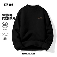 GLM毛衣男秋冬季重磅加厚半高領(lǐng)長(zhǎng)袖針織衫男士潮流寬松保暖打底衫