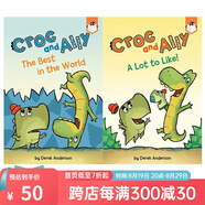 英文原版 Penguin Workshop Bridge Books:Croc and Ally 2冊 The Best in the World 全彩插畫版橋梁小說藍思指數(shù) 260L-270L綠山墻