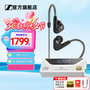 森海塞爾（Sennheiser）IE900/IE600/IE300旗艦級HIFI高保真超寬單動(dòng)圈單元可拆卸MMCX掛耳式耳機 高保真發(fā)燒有線(xiàn)耳機耳塞 IE300+山靈UA4銀色 便攜耳放