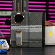 適用華為MateX6手機殼翻蓋華為matex5典藏版支架智能視窗保護套 【格調灰】旋轉支架*智能翻蓋 華為 Mate X5 典藏版