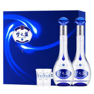 洋河 藍(lán)色經(jīng)典夢(mèng)之藍(lán)m3禮盒45度500ml*2瓶正品特價(jià)濃香型年份隨機(jī) 0000年 500mL 2瓶