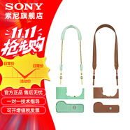 索尼（SONY）相機(jī)包    高顏值 攝像機(jī) 微單相機(jī)包 復(fù)古相機(jī)套 肩帶 棕色+肩帶經(jīng)典套裝（ZV-E10專用）