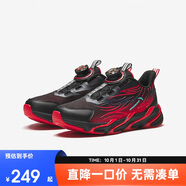 安踏兒童跑鞋男大童跑步系列旋鈕低幫跑鞋312445511R