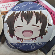 文豪野犬動漫周邊正版官谷日谷徽章太宰治江戶川吧唧二次元谷子 文豪-水彩二彈-太宰（原袋發(fā)貨） 正版官谷日谷