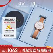 丹尼爾惠靈頓（DanielWellington）DW女士手表簡約歐美時尚腕表 石英手表女生日禮物DW00100219