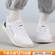 耐克（NIKE）官方 女鞋 25夏新款赤足12FLEX軟底輕盈跑步鞋緩震透氣休閑鞋子女 金屬銀&白/赤足12 40
