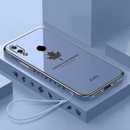華為nova3手機殼直邊電鍍nova3i全包鏡頭硅膠軟殼nova3e保護套 熏衣草灰*送手繩 nova3