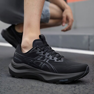 亞瑟士（asics）跑步鞋男鞋25秋季新款GT-2000 14網(wǎng)面透氣輕便減震黑色厚底運(yùn)動(dòng)鞋 /黑武士/進(jìn)階緩震 /曬圖退10 40.5 (255mm)
