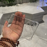 際客適用小米紅米k80手機保護殼鏡頭全包k80pro保護套矽膠 軟矽膠巜巜【全透明-四角氣囊防摔軟殼】送全屏保護膜 紅米K80