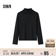 森馬（Semir）森柔毛衫|毛衣女基礎款高領(lǐng)緊身2024冬季純色套頭衫109724107011