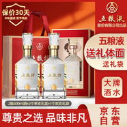 五糧液股份 五糧坊 濃香型白酒禮盒 52度500ml*2瓶禮盒裝 中秋送禮宴請